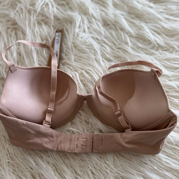 Skims Fits Everybody Push Up Demi Bra Mica Size 32C - Picture 4 of 6